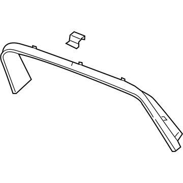 GMC 84157438 Upper Gate Trim