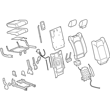 Chevy 23319343 Seat Assembly