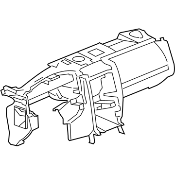 GM 25874846 Pad Assembly, Instrument Panel Lower Trim *Light Cashmere