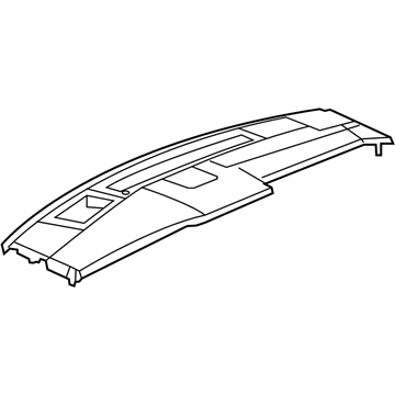 GM 15845496 Pad Assembly, Instrument Panel Upper Trim *Burl