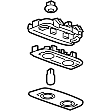 Chevy 92272280 Dome Lamp Assembly