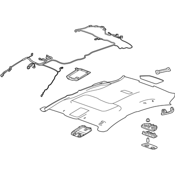 GM 92509740 Panel Assembly, Hdlng Tr *Titanium