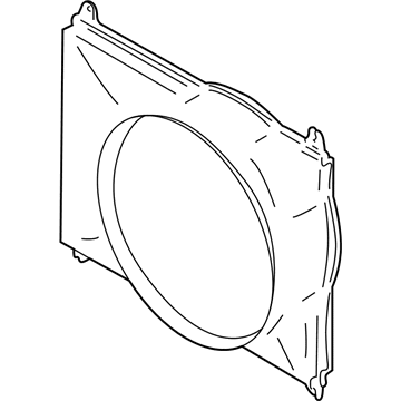 2001 Chevy Tracker Fan Shroud - 30020686