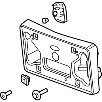 Chevy 23336514 License Bracket