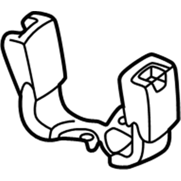 Saturn 22678006 Center Seat Belt