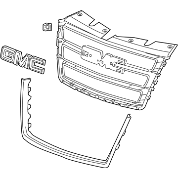 GMC 22764303 Grille Assembly