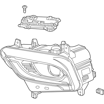 Buick 84848266 Headlamp Assembly