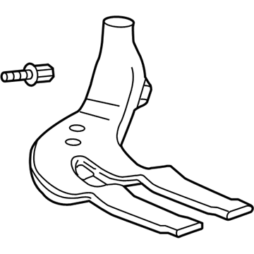 GM 13242031 Duct, Floor Rear Air Outlet