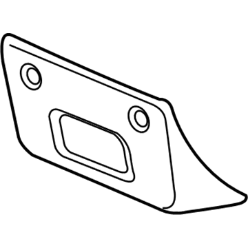 Chevy 22891635 License Bracket