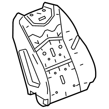 GM 84551399 Pad Assembly, F/Seat Bk