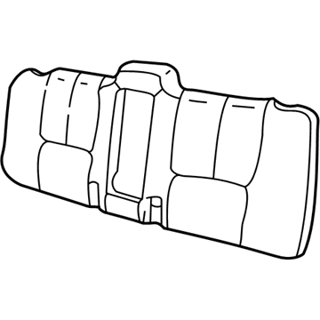 GM 88950794 Cover Asm,Rear Seat Back Cushion *Shale