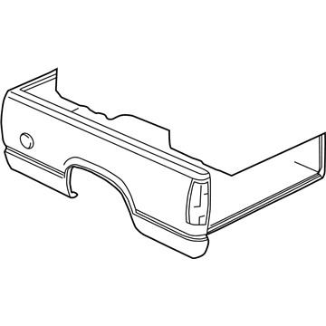 GM 15633675 Body Unit, Pick Up Box 8 Ft Flt Side