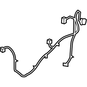 GM 25844561 Harness Assembly, Rear Side Door Door Wiring