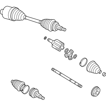 GM 15850525 Front Wheel Drive Shaft Assembly