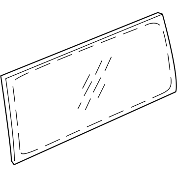 GMC 25859115 Quarter Glass