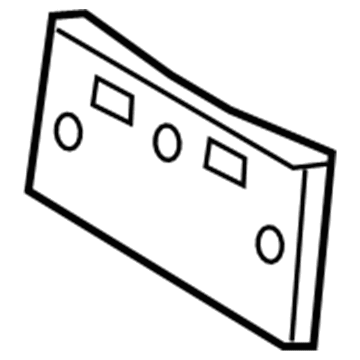 Chevy 19317416 License Bracket