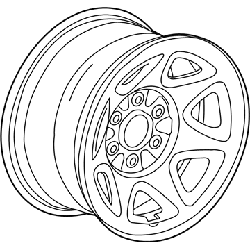 GMC 20942020 Wheel, Steel