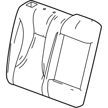 GM 86770672 Cover Assembly, R/Seat Bk *Whisper Beigg