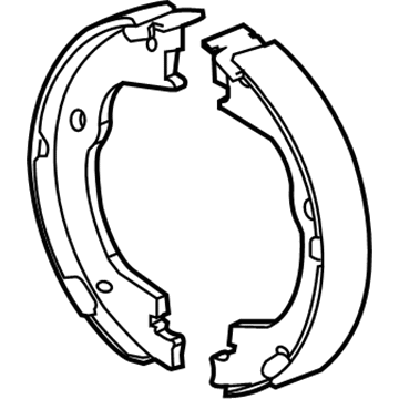 GMC 96626083 Parking Brake Shoes