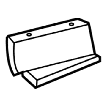 GM 22570401 Filler, Rear Compartment Floor To Quarter Outer Panel