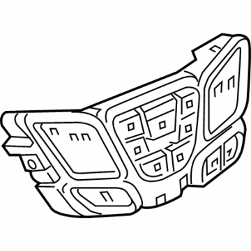 GM 84443702 Control Assembly, Htr & A/C User Interface *Jet Black