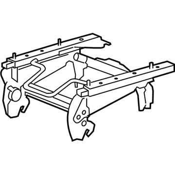 GM 88896628 Riser Asm,Rear Seat (W/ Adjuster,LH)