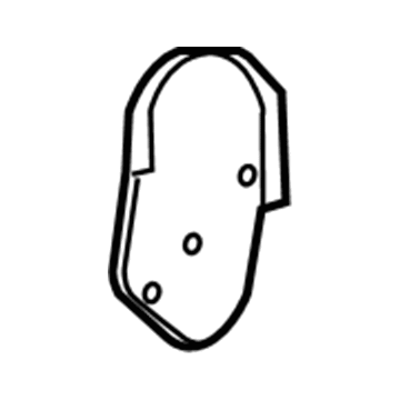 GM 89043966 Cover,Rear Seat Latch Finish *Cashmere