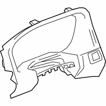 GM 84223883 Plate Assembly, Instrument Panel Cluster Trim *Combat