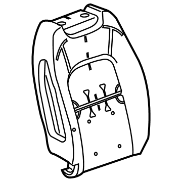 GM 84029148 Pad Assembly, Front Seat Back