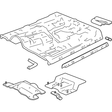 Chevy 12548363 Floor Pan Assembly