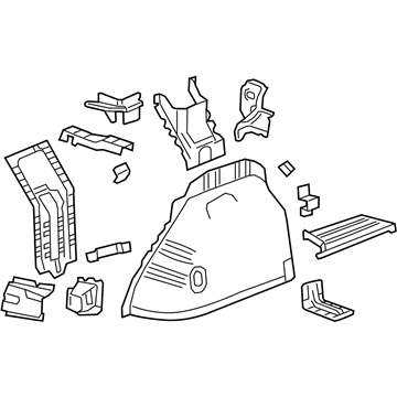 Chevy 22865771 Inner Wheelhouse