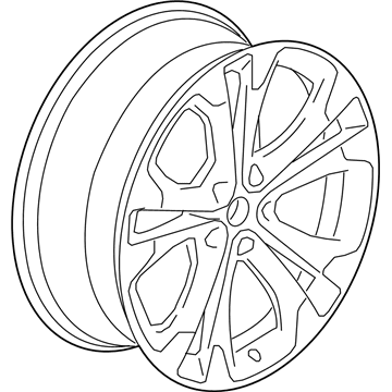 GM 39081901 Wheel Rim, 20X8.5J Alum41Mm Outside 115X5Xm12B/C