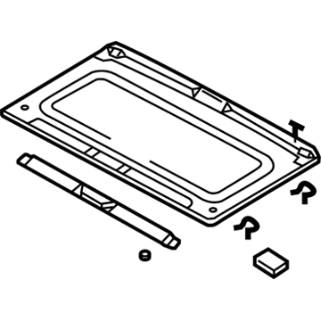 Pontiac 96464392 Sunshade