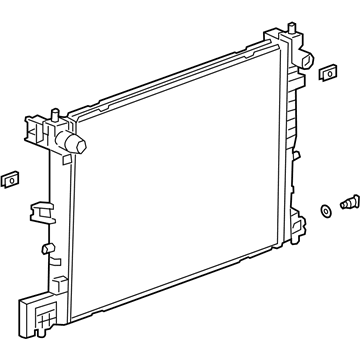 Cadillac 84551762 Radiator