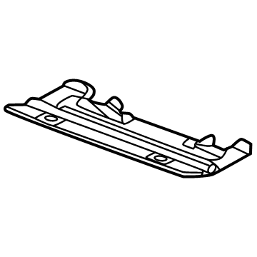 GM 85621649 BAFFLE-RAD AIR UPR