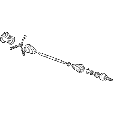 Chevy 26062613 Axle Assembly