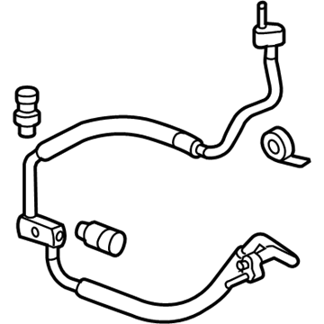 2008 Pontiac Torrent A/C Hose - 19130237