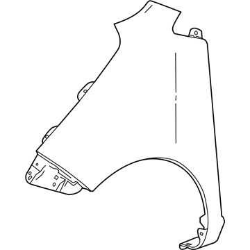 GM 42355641 Fender, Front (Lh)