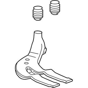 Chevy 13242031 Rear Duct