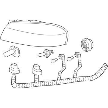 Chevy 25958359 Headlamp Assembly