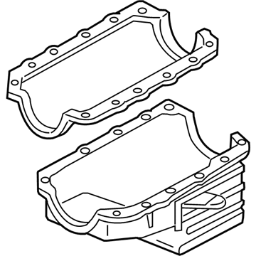 2007 Chevy Monte Carlo Oil Pan - 12603201