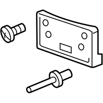 Chevy 95051457 License Bracket