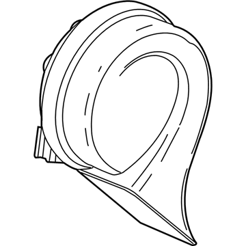 GM 94552583 Horn Assembly, Single (Low Note)