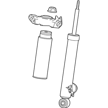 GM 84185490 Rear Shock Absorber Assembly (W/ Upr Mt)