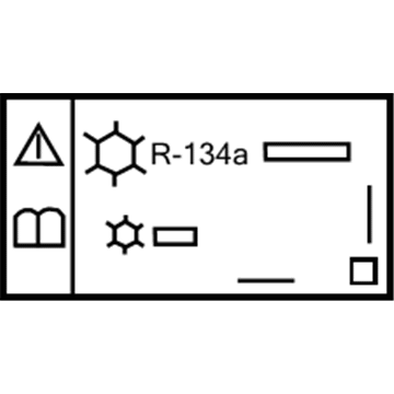 Chevy 22961600 A/C Label