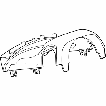 Buick 42800430 Upper Column Cover