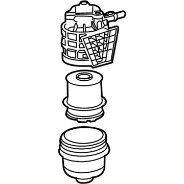 Chevy Fuel Water Separator Filter - 22937278