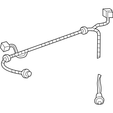 GM 22899755 Harness Assembly, Rear License Plate Lamp Wiring Harness Extension