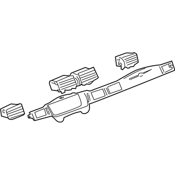 GM 22802064 Plate Assembly, Instrument Panel Trim *Techno Steell