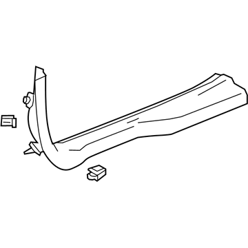 GM 26215304 Molding Assembly, Front Side Door Sill Garnish *Black